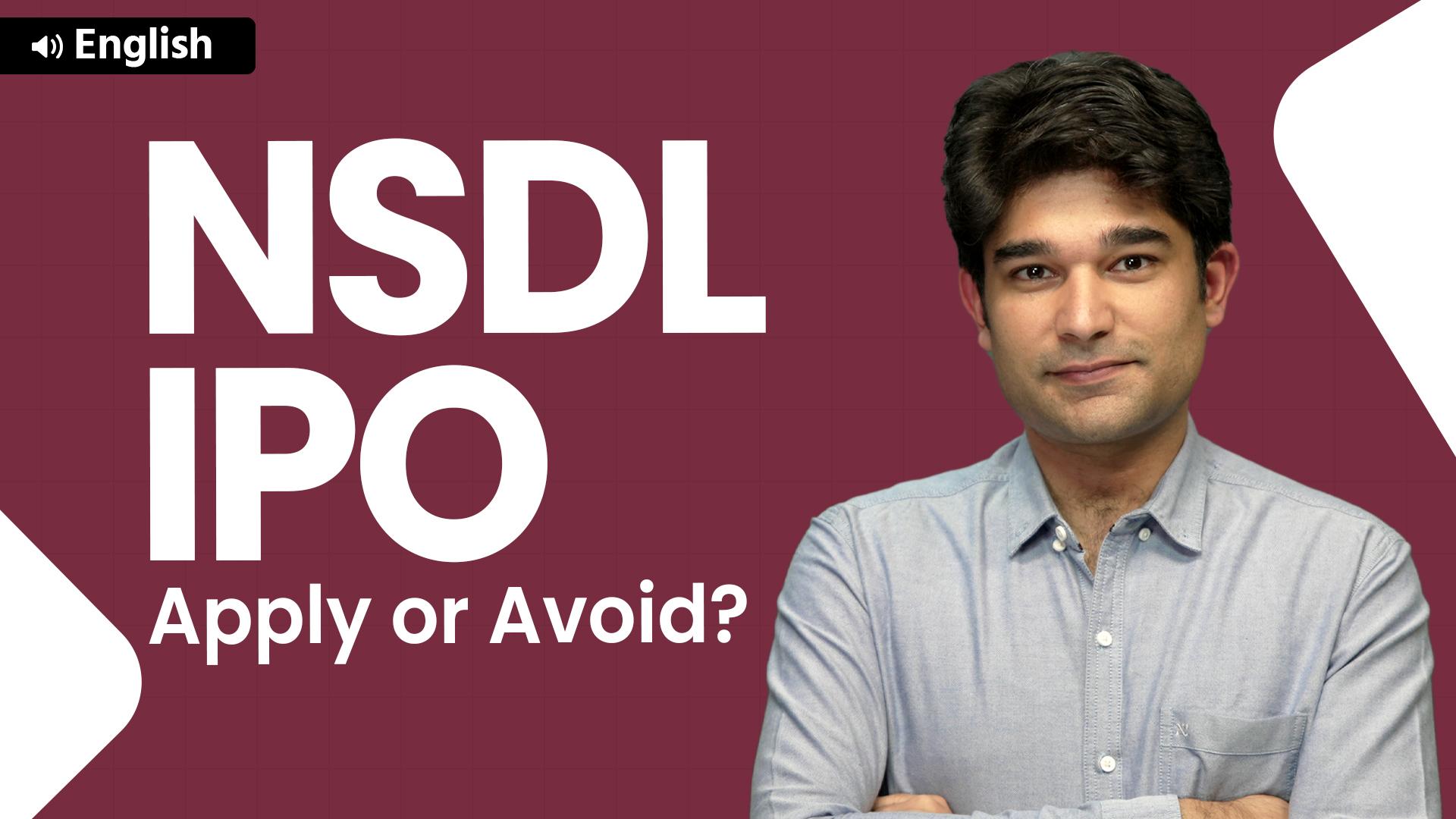 Picture of NSDL IPO – A Detailed Analysis – English